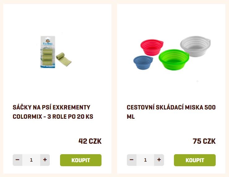 Doplnky pro psy